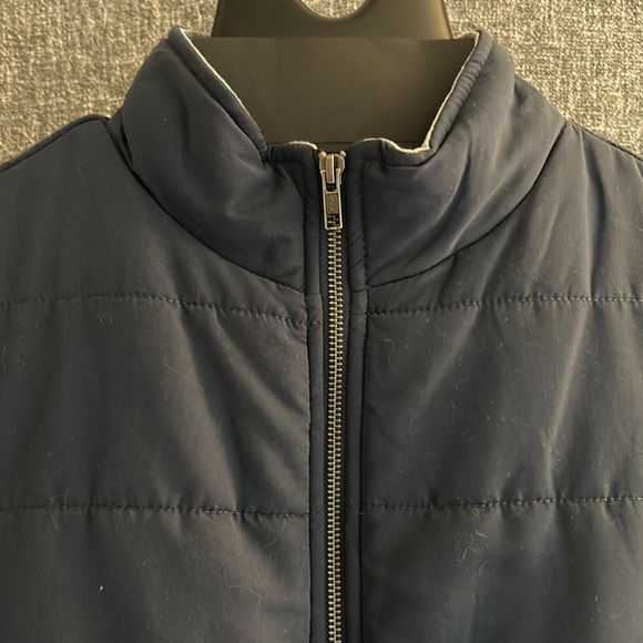 Quilted Navy Vest - Picture 4 of 7